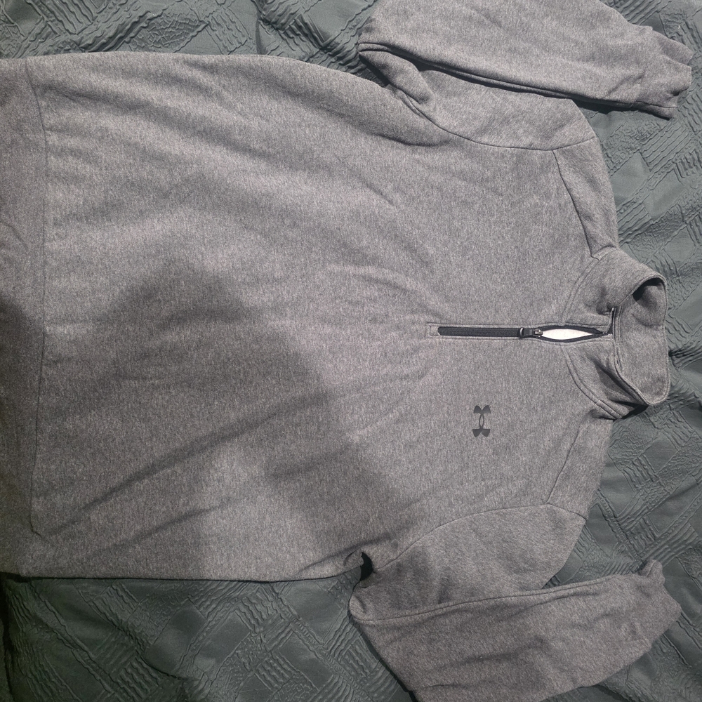 Beautifull LG Men's Zip Up Gray Sweater